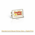 Deluxe Money Clips - Digitally Printed - Gold Plate